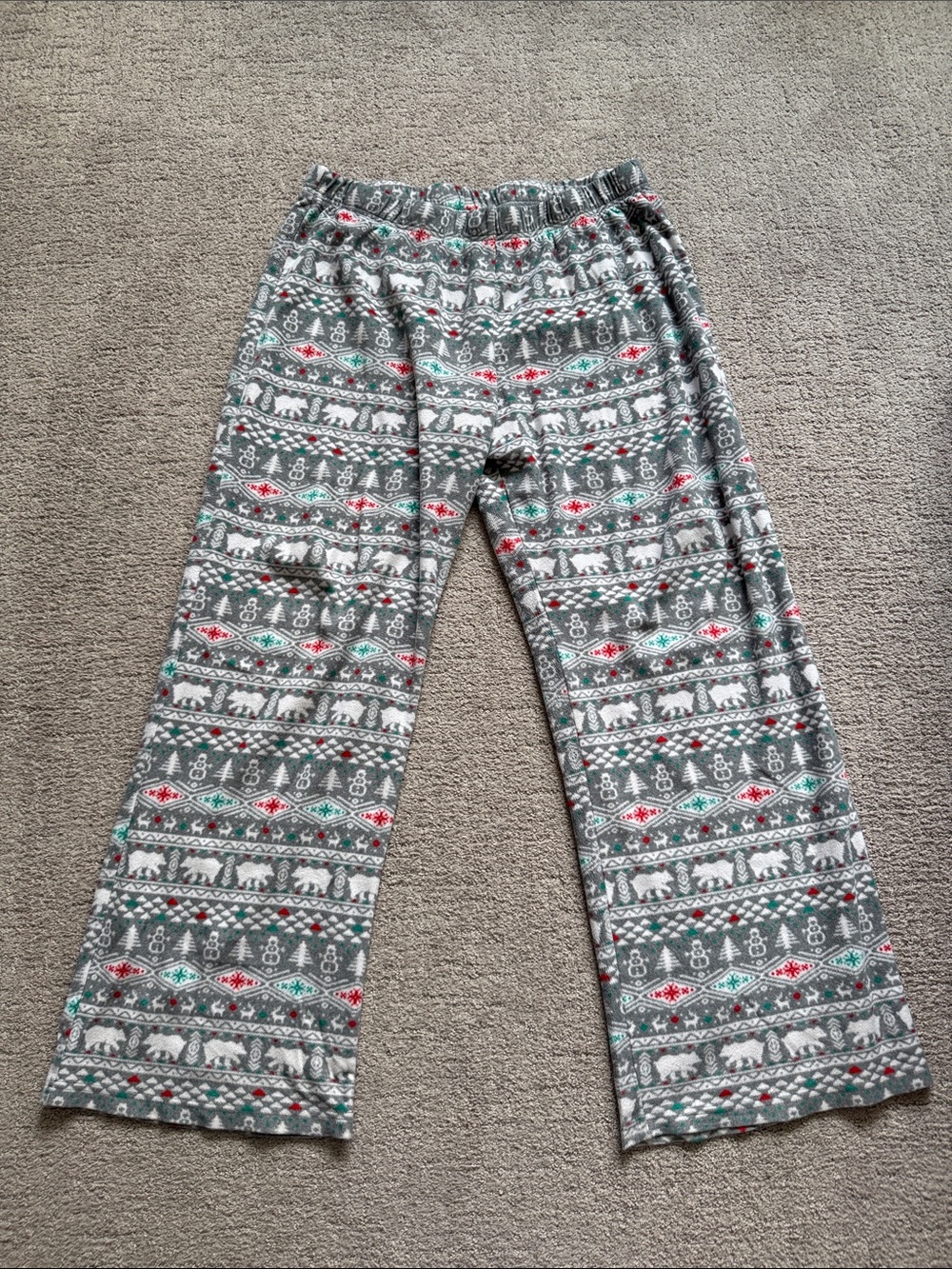 Wondershop Men’s Grey Polar Bear Print Lounge Pants - XL